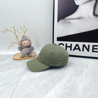 Ralph Lauren Hat Muted Olive Baseball Cap with Front Polo Bear Embroidery