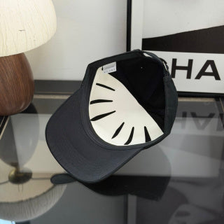 Ralph Lauren Hat Classic Black Curved-Brim Baseball Cap with White Pony Embroidery