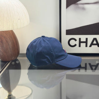 Ralph Lauren Hat Deep Royal Blue Baseball Cap with Multicolor Front Embroidery