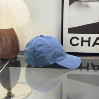Ralph Lauren Hat Washed Cornflower Blue Baseball Cap with Multicolor Front Embroidery