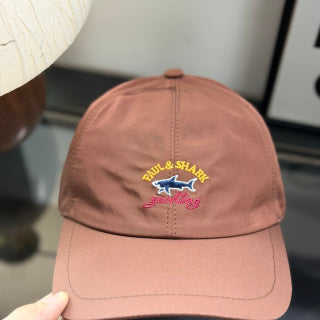 Ralph Lauren Hat Dusty Terracotta Baseball Cap with Multicolor Front Embroidery