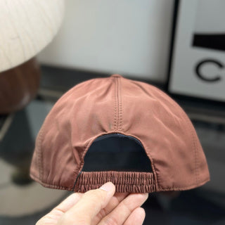 Ralph Lauren Hat Dusty Terracotta Baseball Cap with Multicolor Front Embroidery