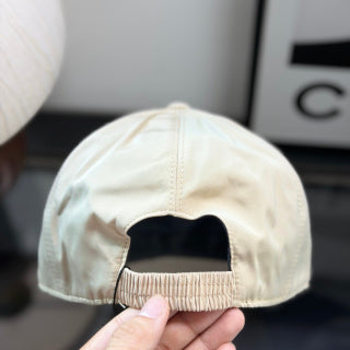Ralph Lauren Hat Cream Baseball Cap with Multicolor Nautical Front Embroidery