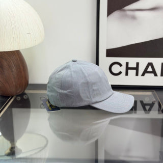 Ralph Lauren Hat Pale Slate Gray Baseball Cap with White Pony Embroidery