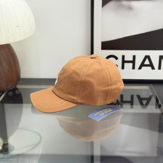 Ralph Lauren Hat Warm Tan Baseball Cap with White Pony Embroidery