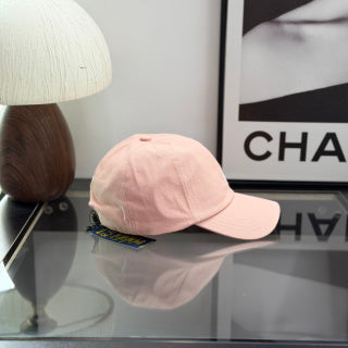 Ralph Lauren Hat Light Blush Baseball Cap with White Pony Embroidery
