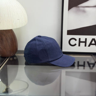 Ralph Lauren Hat Navy Baseball Cap with Tonal Pony Logo and Buckle Strap