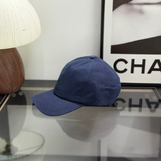 Ralph Lauren Hat Navy Baseball Cap with Tonal Pony Logo and Buckle Strap