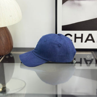 Ralph Lauren Hat Classic Navy Baseball Cap with White Pony Embroidery