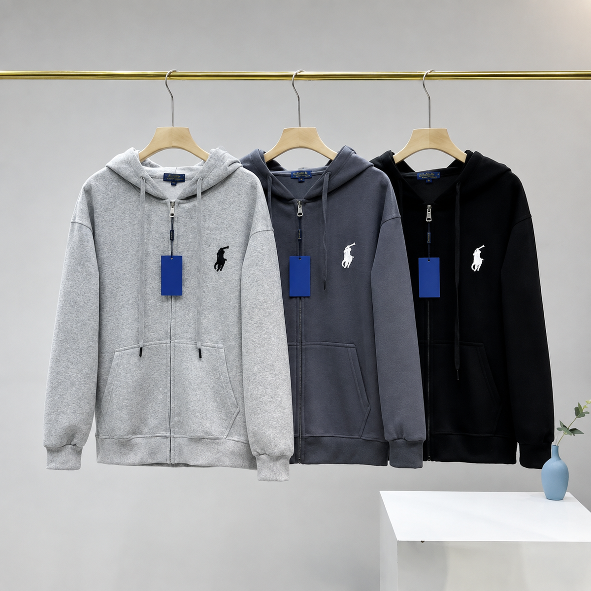 Ralph Lauren Urban Outerwear Hooded Full Zip Jacket