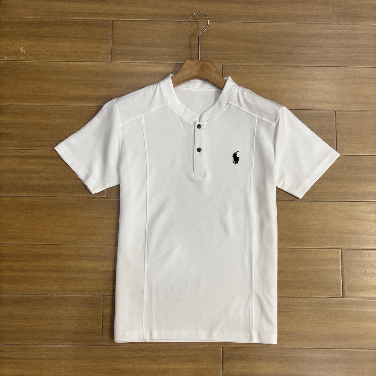 Ralph Lauren T-shirt Embroidered Logo Stand Collar Short Sleeve Tee