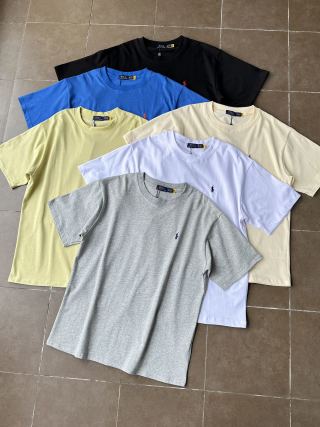 Ralph Lauren T-shirt Classic Embroidered Pony Logo Crew Neck Tee