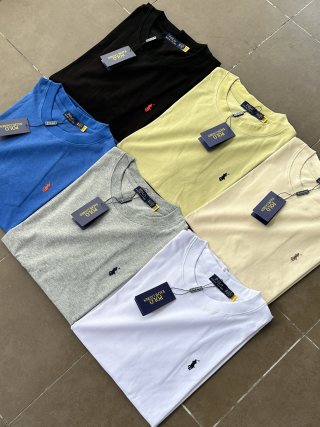 Ralph Lauren T-shirt Classic Embroidered Pony Logo Crew Neck Tee