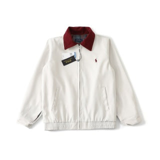 Ralph Lauren Outerwear Contrast Collar Cotton Harrington Jacket