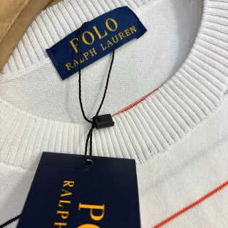 Ralph Lauren T-shirt Striped Knit Short Sleeve Collared Tee