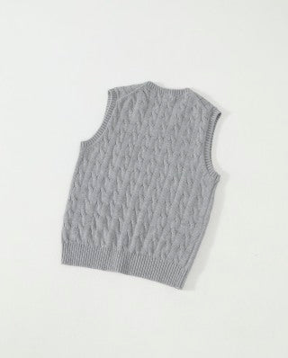 Ralph Lauren Cable Knit V-Neck Sweater Vest