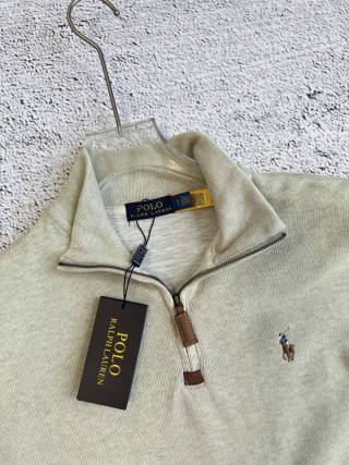 Ralph Lauren Sweatshirt Pony Embroidered Quarter-Zip Pullover