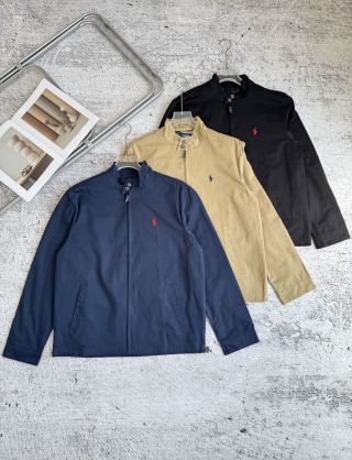 Ralph Lauren Classic Outerwear Stand Collar Zip Jacket