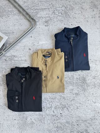 Ralph Lauren Classic Outerwear Stand Collar Zip Jacket