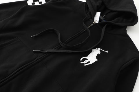 Ralph Lauren Heritage Outerwear Big Pony Hooded Zip Jacket