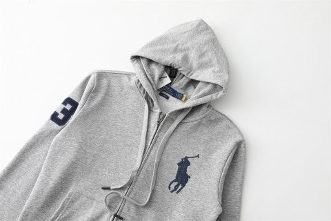 Ralph Lauren Heritage Outerwear Big Pony Hooded Zip Jacket
