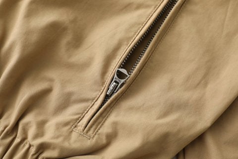 Ralph Lauren Outerwear Cotton Drawstring Hood Zip Jacket