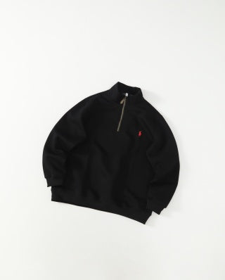 Ralph Lauren Sweatshirt Pony Embroidered Half-Zip Stand Collar Pullover