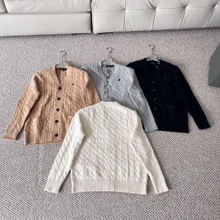 Ralph Lauren V-Neck Cable Cardigan Sweater