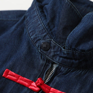 Ralph Lauren Heritage Outerwear Denim Mandarin Jacket