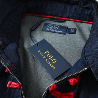 Ralph Lauren Heritage Outerwear Denim Mandarin Jacket
