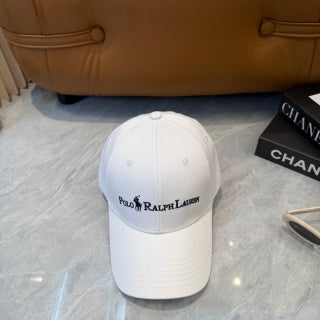 Ralph Lauren Hat White Baseball Cap with Front Polo Ralph Lauren Wordmark