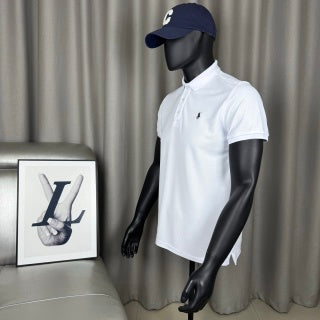 Ralph Lauren Unisex White Cotton Piqué Pony Polo Shirt
