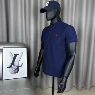 Ralph Lauren Unisex Navy Cotton Piqué Pony Polo Shirt