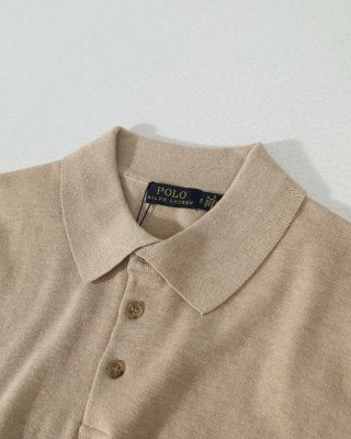 Ralph Lauren Wool-Blend Knit Polo Shirt
