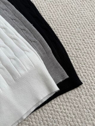 Ralph Lauren Cable Knit Short Sleeve Sweater
