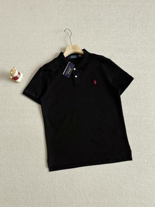 Ralph Lauren Custom Slim Cotton Mesh Polo Shirt