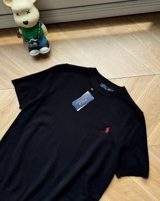 Ralph Lauren T-shirt Cotton Knit Regular Shoulder Crewneck Tee