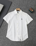 Ralph Lauren Shirt Linen Short Sleeve Button-Front Shirt