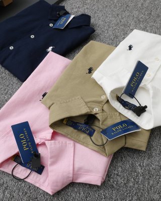 Ralph Lauren Shirt Linen Short Sleeve Button-Front Shirt