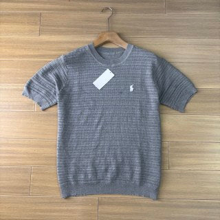 Ralph Lauren T-shirt Textured Knit Crewneck Short Sleeve Tee