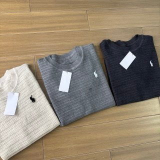 Ralph Lauren T-shirt Textured Knit Crewneck Short Sleeve Tee