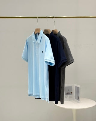 Ralph Lauren Polo Shirt Relaxed Cotton Mesh Piqué Polo