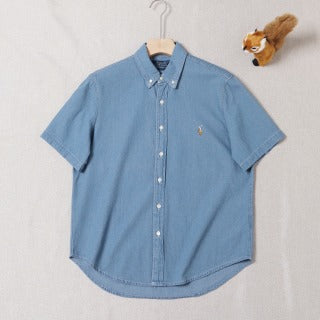 Ralph Lauren Shirt Short Sleeve Oxford Button-Down Shirt